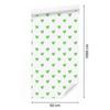 Hearts Wallpaper White and Mint 50x1000