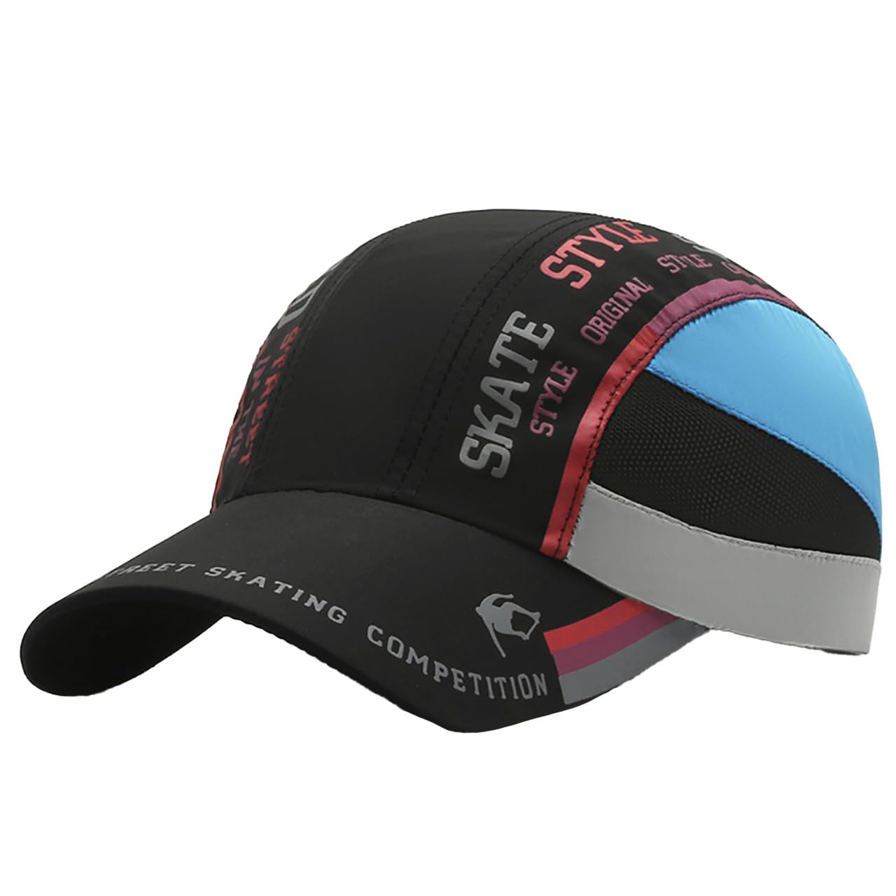 

Спортивная кепка Street Active Дизайн для бега Повседневная CZ811 [Белый Клык] Мужская Женская (черный) чёрный