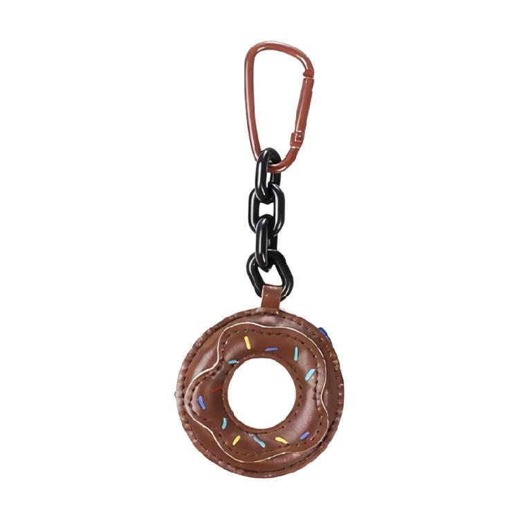 Doughnuts Bag Charm,Leather Food Keychain for Handbags,Backpacks Purses Decors Bag Accessories Lovely Bag Key Charm