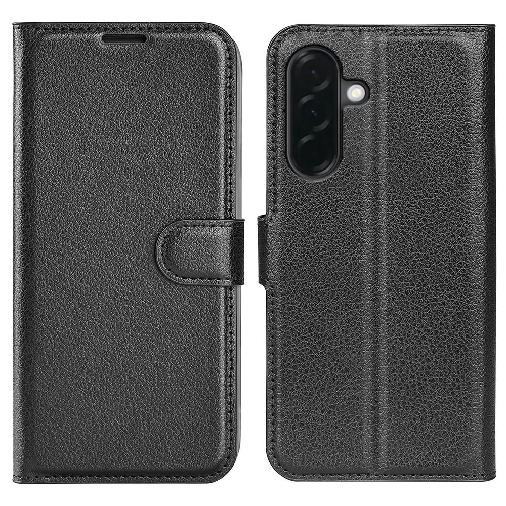For Samsung Galaxy A37 5G Case Wallet Stand Litchi Texture Shockproof Leather Phone Cover