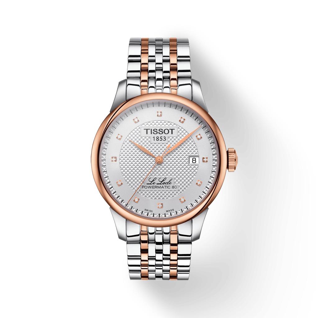 Tissot Edelstahl silbernes Zifferblatt Herren Modeuhr T006.407.22.036.01