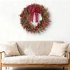 Christmas Simulation Green Plant Money Leaf Wreath Vine Ring Home Window Door Hanging Decoration 40cm