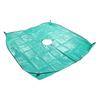 Landscape Tarp for Trimming Water Proof Pruning Tarp with 11.8 Inch Hole 4 Corner Buckles for Easy Fastening Leaf Collection