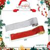Elegant 2 Meter Colorful Glitter Ribbon For Indoor Christmas Tree And Holiday Decor