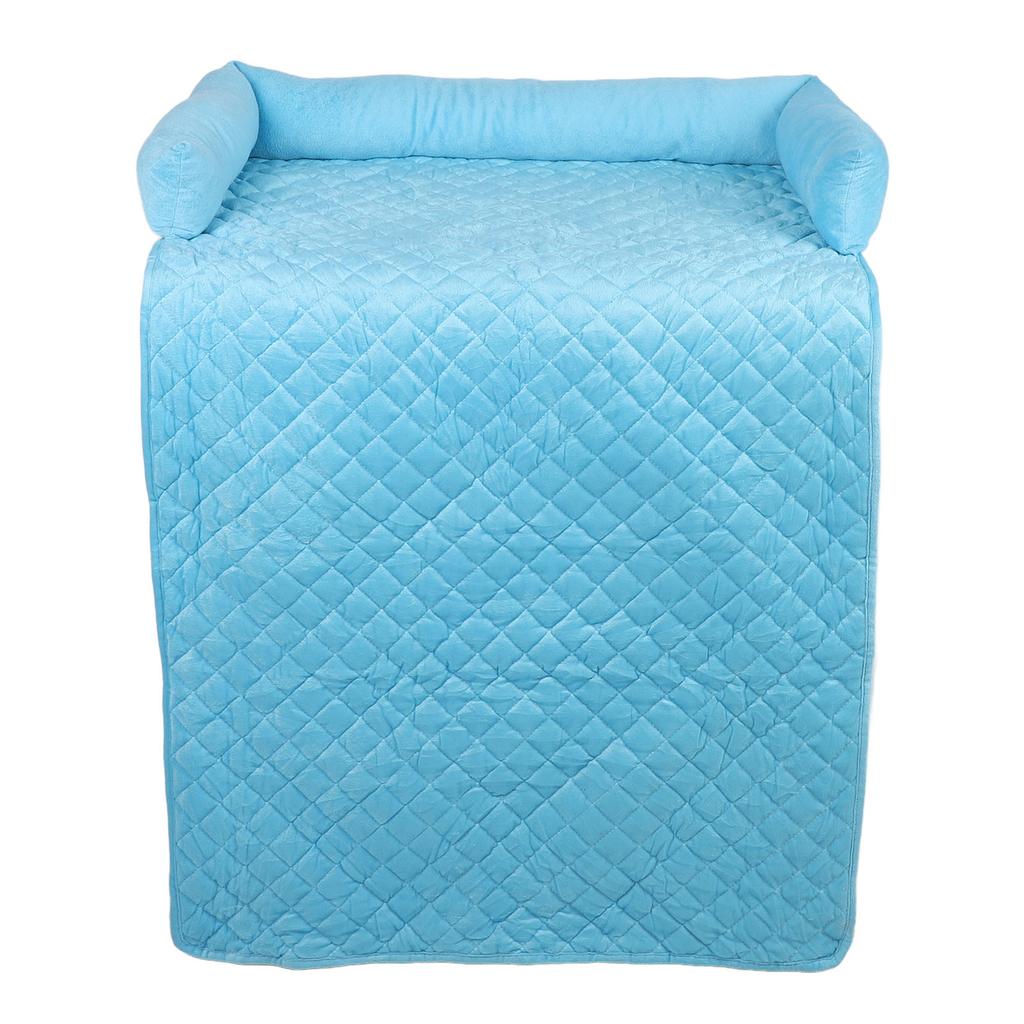 Dog Couch Bed Soft Short Plush Cotton Filling Nonslip Bottom Washable Dog Bed Sofa Protector Pet Sofa Mat for Home