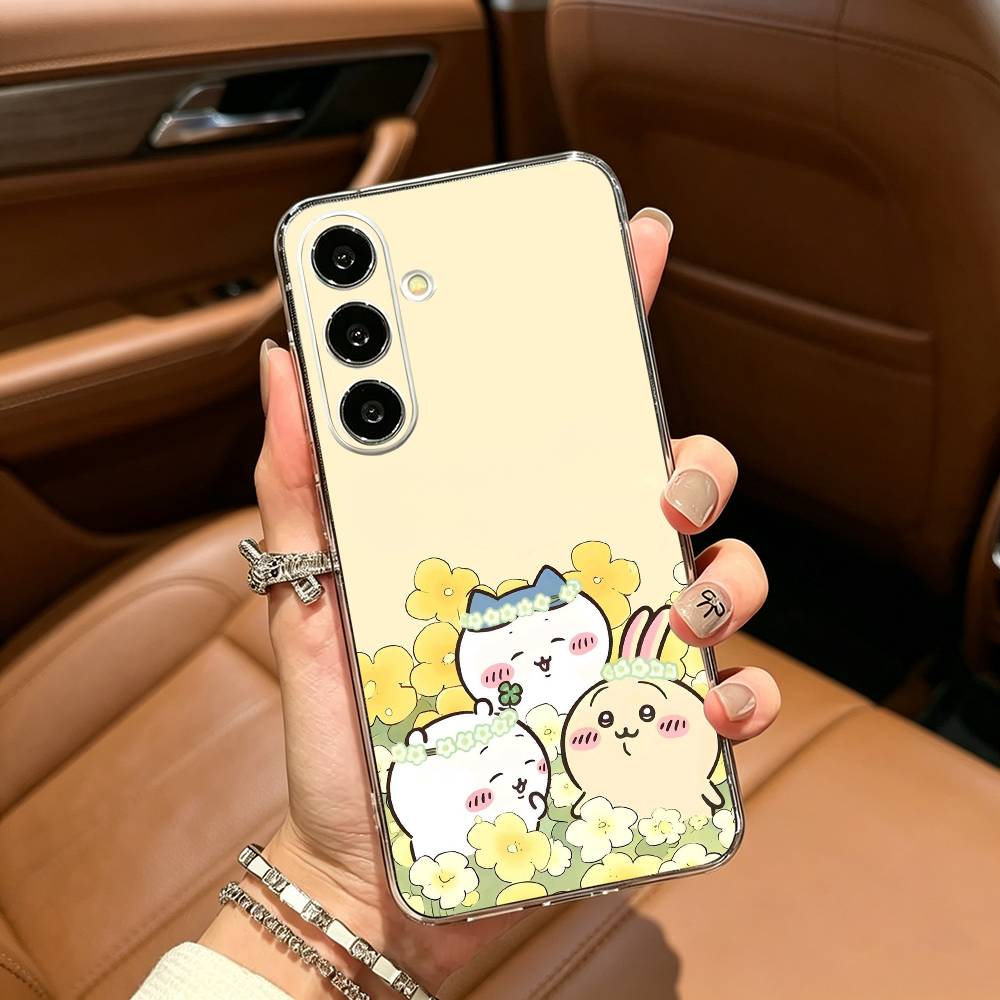 C-Cute C-C-Chiikawas Phone Case For Samsung Galaxy A71,A70,A52,A51,A40,A30 Transparent Cover