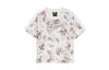 Women's T-Shirts Women's White Crew Neck Moderate Straight Fit