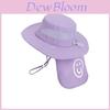 Childrens Summer Sun Hat With Large Brim And Neck Flap For Outdoor Play