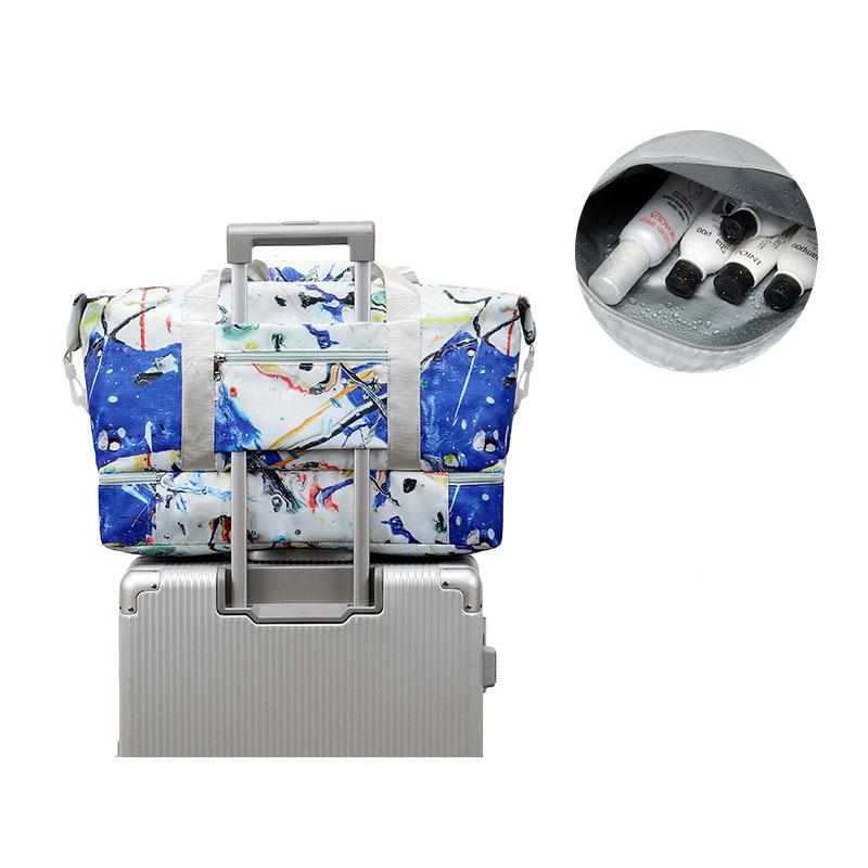 Stor kapasitet Uformelt trykt Kortdistanse Forretningsreiser Enkel skulder Diagonal Cross Bag Oppbevaring Bagasje Reiseveske