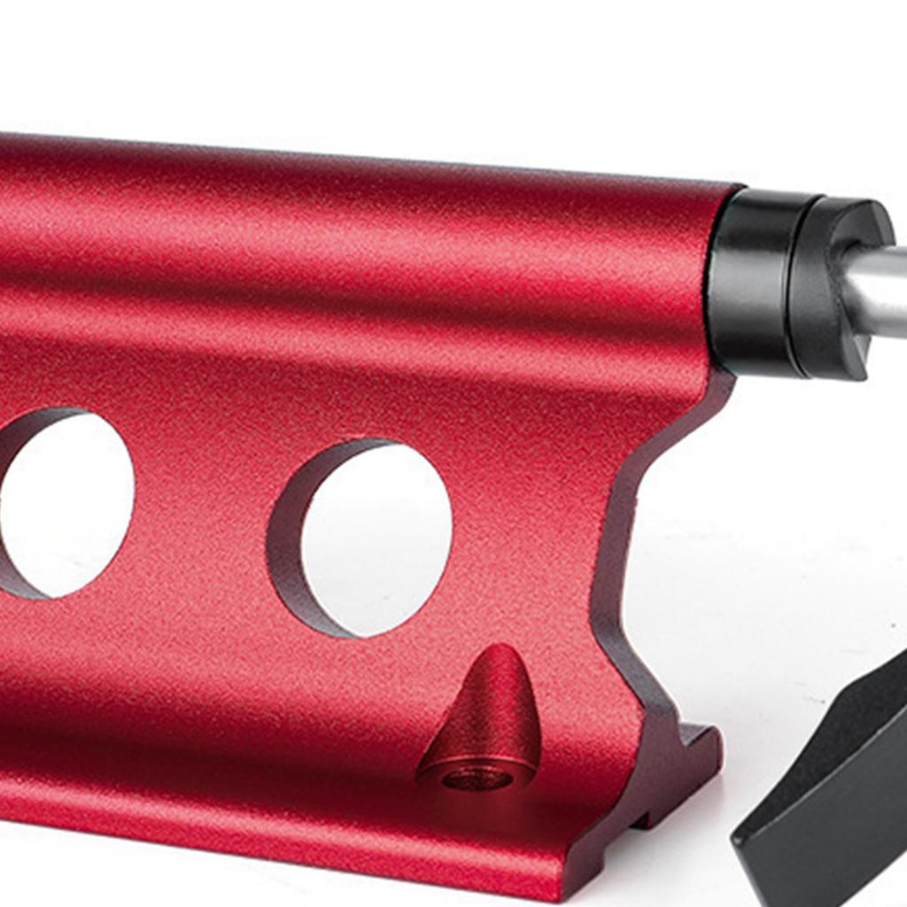 Bike Front Fork Mount Quick Release Aluminum Alloy Strong Bearing Car Roof Bike Block Fork Mount Red Free Size