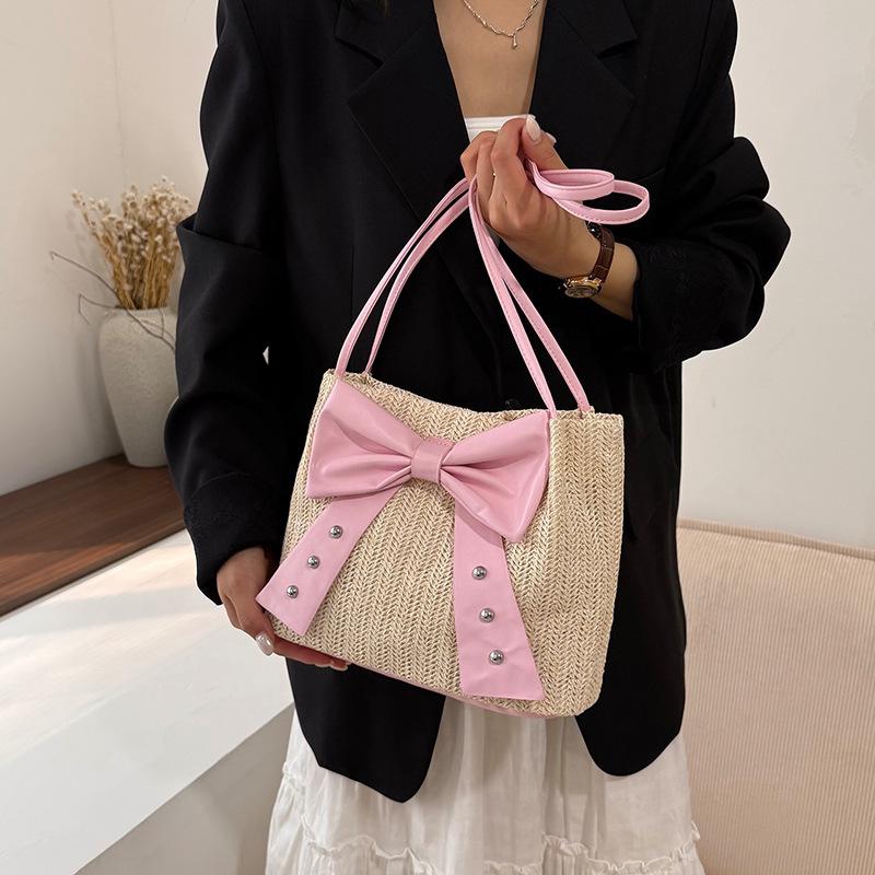 Bows Bag - Fashionable Color-matched Crossbody Bag with A Trendy Design, Bucket Bag for The Unique Style.