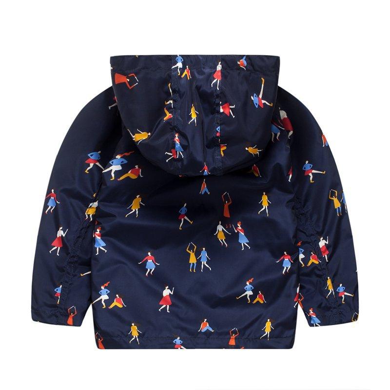 Meanbear Boys' and Girls' Waterproof Hooded Long Sleeve Fashion Submachine Jacket