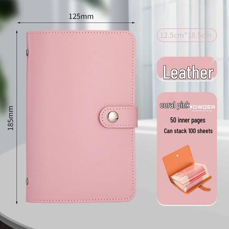 2025 Retro Financial Management Password Book: Stylish, High-Capacity Cash Storage