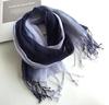 100% Linen Gradient Woman Spring Scarf Echarpe Muslim Hijab Foulard Shawls Tie Dye Scarves Women/Men Sjaal Scarfs for Ladies