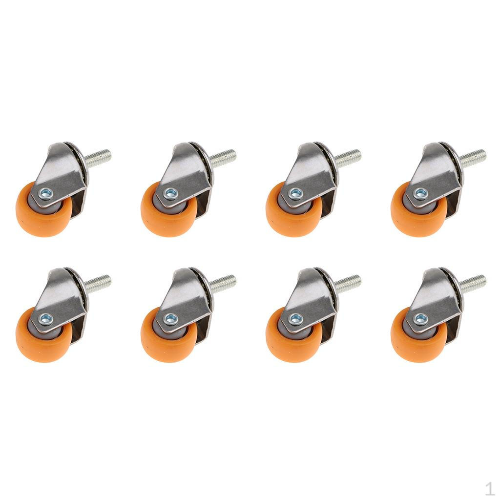 

Сверхпрочные поворотные сменные ролики для тележки шт.