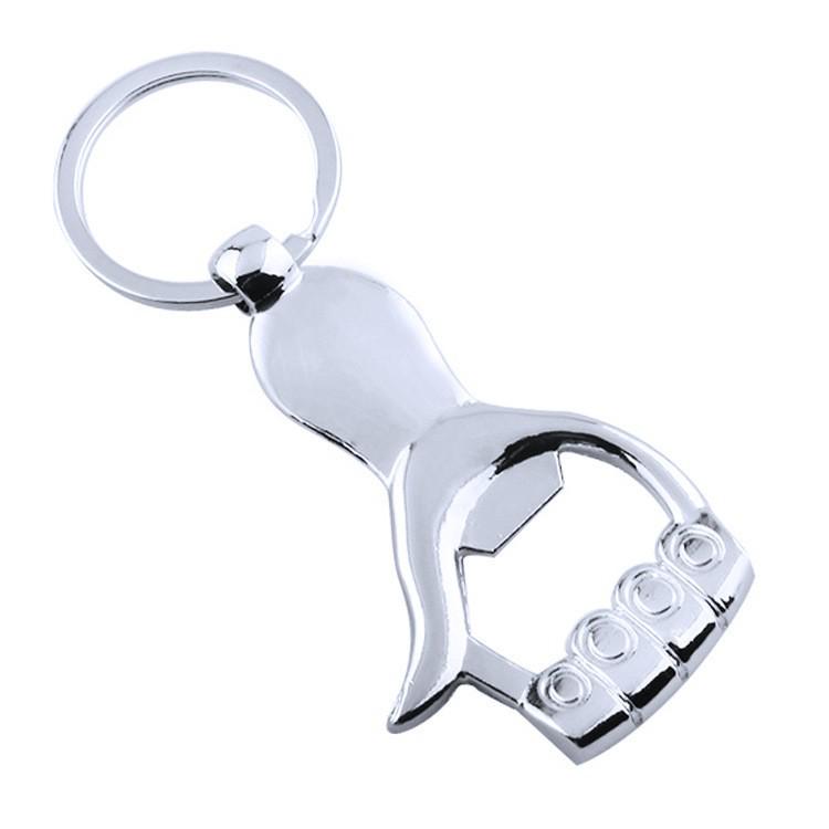 Palm Keychain Bottle Opener - Creative Metal Gift for Company Promotions