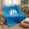 Olympique Marseille Thema Decke Weiche Flanell Fleece Decke Warme Leichte Überwurfdecke für Zuhause Sofa Bett