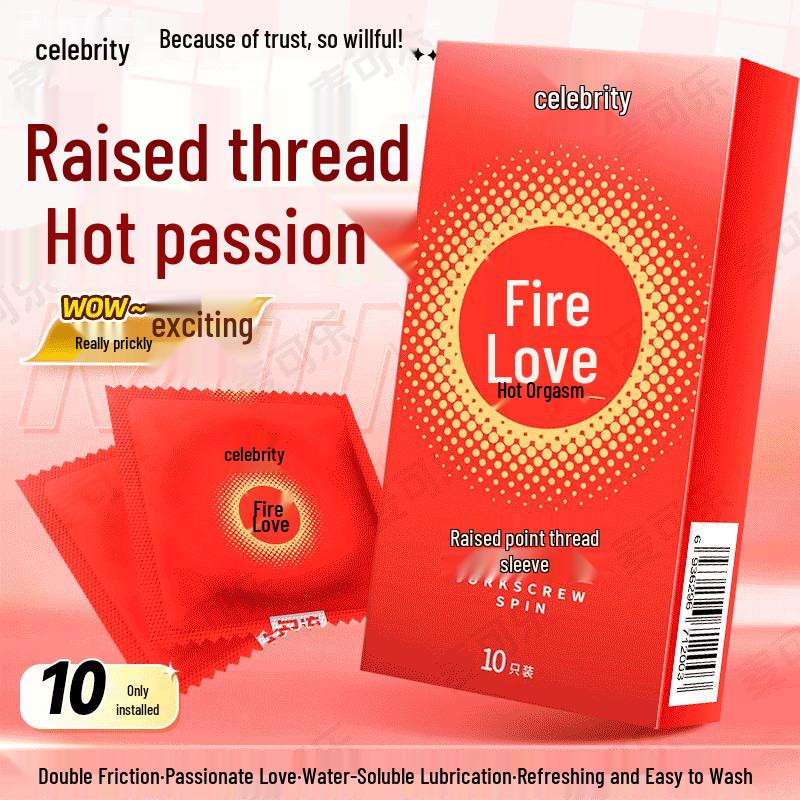 Celebrity Ultra-Thin Time-Delay Ribbed & Dotted Condoms - 10 Pack