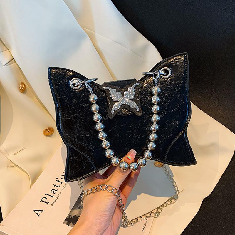 

Trendy Street Style Women s Purse Chic Pu Material Bag With Car Line Element чёрный