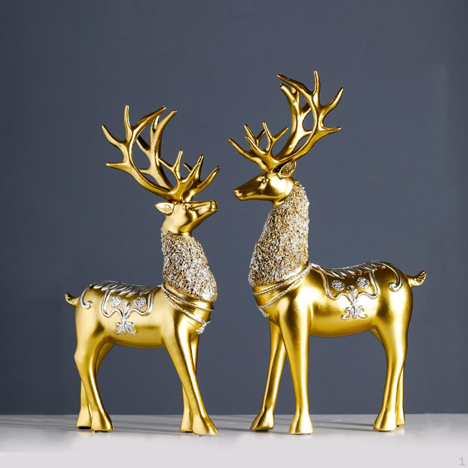 Скандинавская статуэтка-скульптура оленя для спальни, центрального украшения камина, свадебного подарка для влюбленных