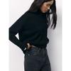 Rose Beauty A Women's Autumn and Winter Loose Turtleneck Sweater