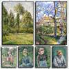 Berömd konstnär Camille Pissarro Natur Landskap Affisch Dukmålning Impressionism Väggkonst för vardagsrum Heminredning