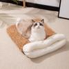 Bequemer, verdickter Katzenschlafsack, weiches Katzenbett im Taschenformat, warmes, geschlossenes Katzenbett, lustiges Haustiernest, schönes Nest, Heimtierbedarf
