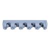 Mop Broom Holder Multifunctional Space Saving Broom Wall Mounted Rack for Kitchen Bathroom Garden Garage A