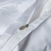 Rayon White Duvet Jacquard Satin Cover Couple 2 People Double Bed Quilt Cover Bedding Set Queen King Size Comforter Set