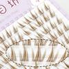 SIDIT - Natural Crisscross Colored Cluster False Eyelashes