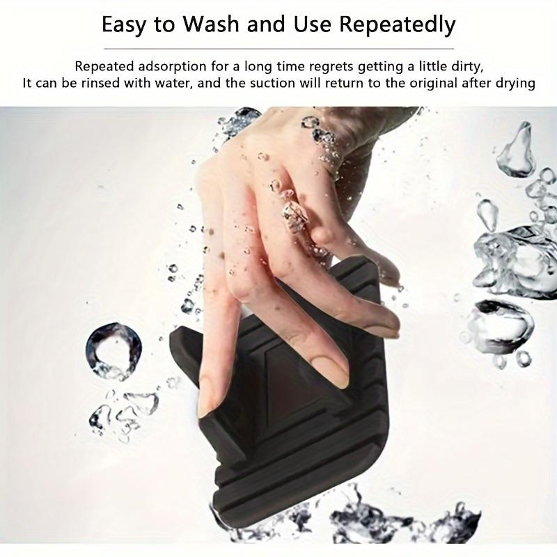 Silicone Car Dashboard Pad with Phone Holder - Multi-Functional Anti-Slip Bracket for Seats & Desktop (Detachable)