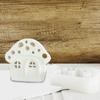 Mushroom House Candle Holder Silicone Mold 3D Houses Making Supplies Plaster Concrete Resin Candlestick Casting Molds