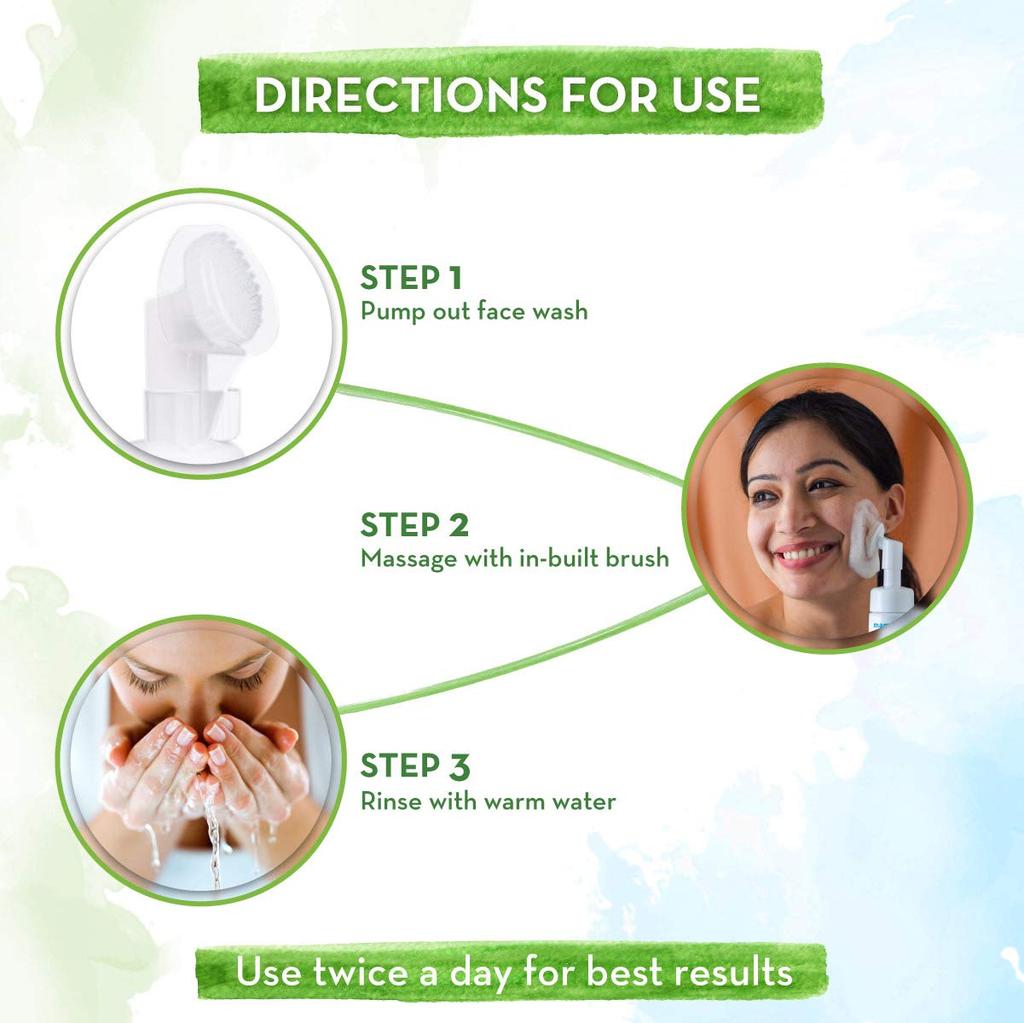 Mamaearth Tea Tree Foaming Face Wash For Acne & Pimples | Gently Cleanses, Removes Oil, Antibacterial | 150 ml | Pack Of 1