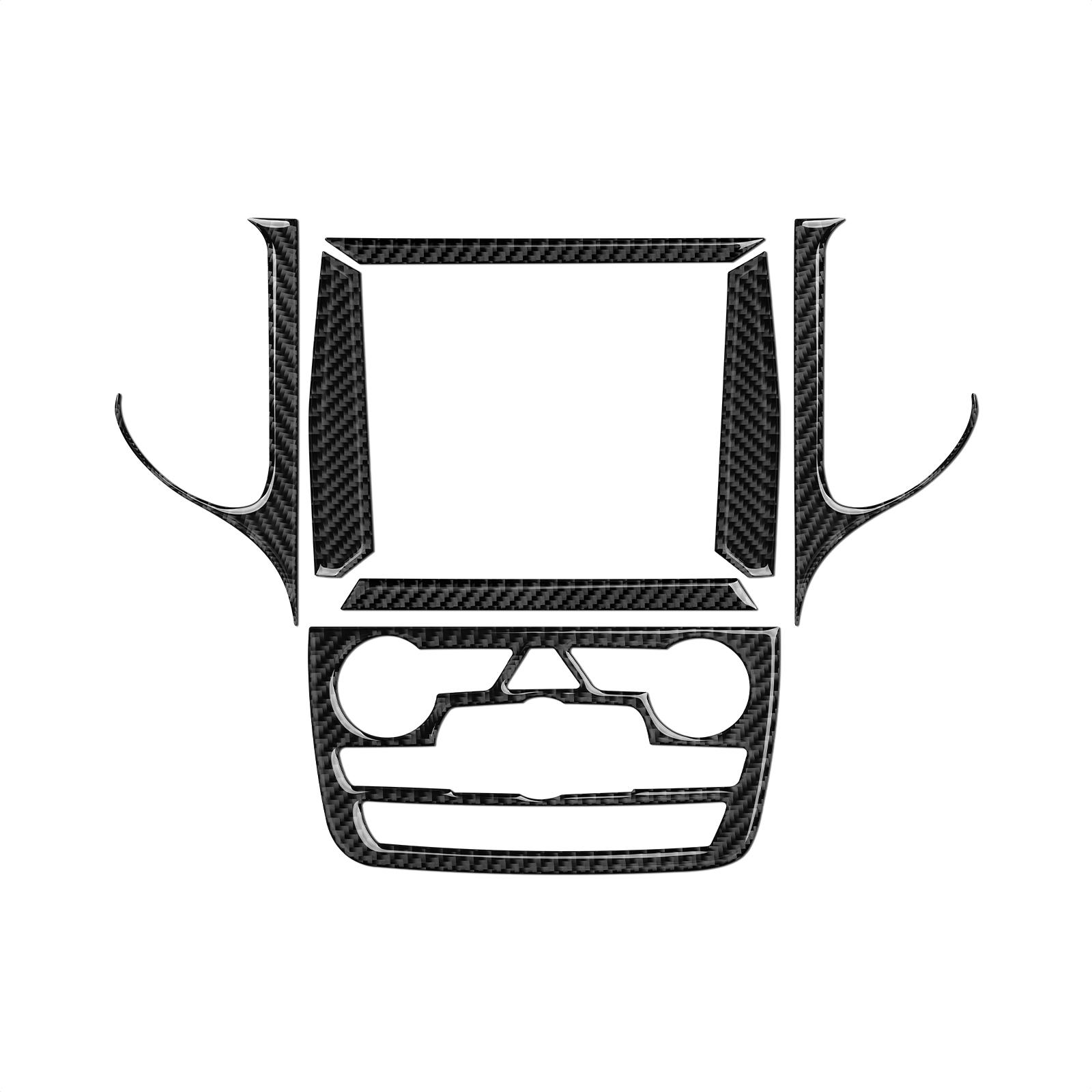 

Углеродное волокно для Jeep Grand Cherokee 2011 года, аксессуары, приборная панель, GPS-навигация, крышка компакт-диска, центральная консоль чёрный