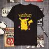 Pokemon Pikachu Cartoon T Shirt Men Women Casual Short Sleeve Tee Tops Pokemon Anime Graphic Tshirt