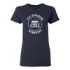 Old Dominion Monarchs Distressed Circle Logo Womens T-Shirt - Navy