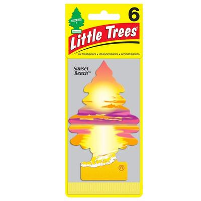 Little Tree Ambientadores Pacote Económico de 6 Ambientadores Sunset Beach Ambientadores