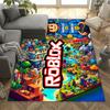 Roblox Colorful Roblox Avatars Area Rug Suitable For Outdoor Study Room Dining Room Playrooms Antislip Carpet Office Home Decor