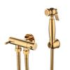 Bathroom Bidet Sprayer Faucets Toilet Hand Spray Brass Set Self Cleaning Shower Gold Toilet Spray Gun