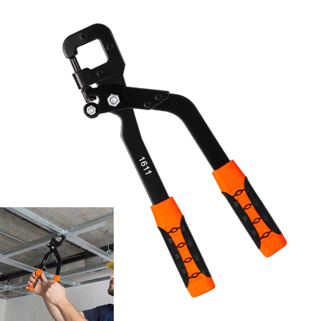Industrial Strength 320mm Long Handle Framing Pliers For Ceiling Grid Installation And Partition Wall Work