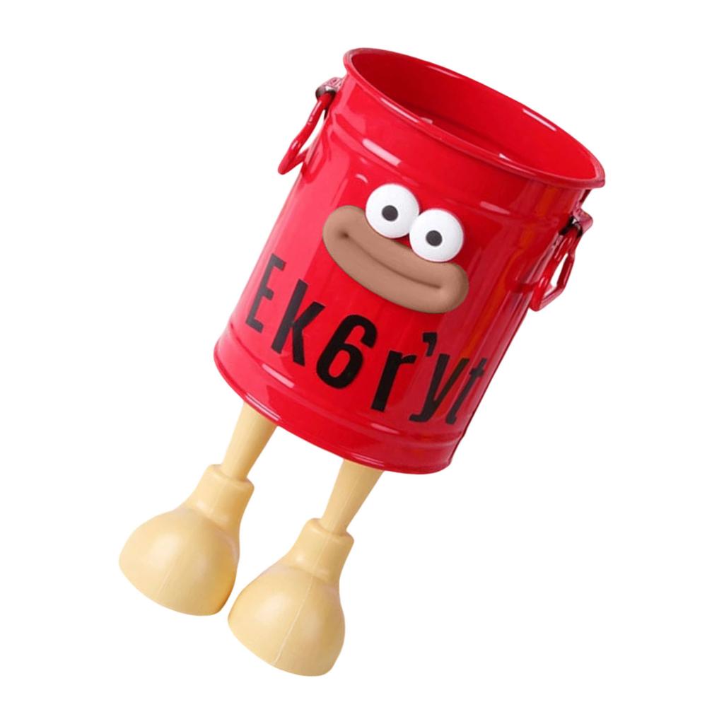 Cartoon Pen Holders Desk Organizer Metal Pencil Holders For Home Office Bathroom Storage