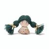 Handmade Braid Girl Doll Fabric Cotton Filled Mini Cartoon Doll  Clothing Decoration