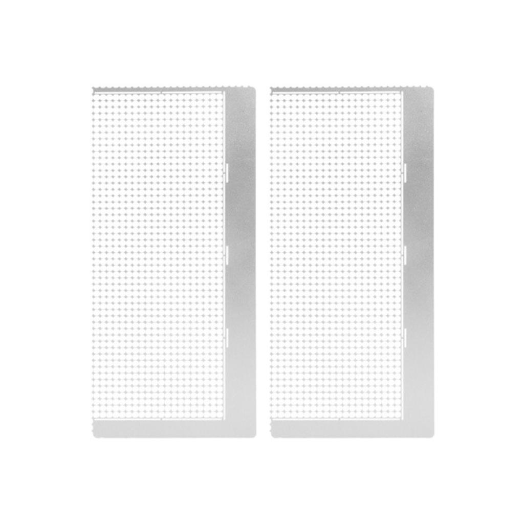 2Pcs Rhinestones Painting Ruler Stainless Steel Position Tool with Non Stick Coating for Drill DIY Art Crafts 1020