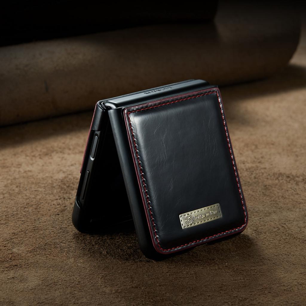 Lightweight Leather Phone Bag Funda Case For Samsung Galaxy Z Flip4 Flip 4 Flip3 Flip 3 Zflip4 Anti -Knock Protective Cover