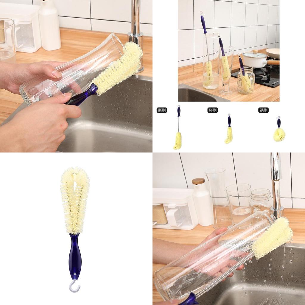 Durable Plastic Teapot Brush With Long Handle For Deep Cleaning And Home Use