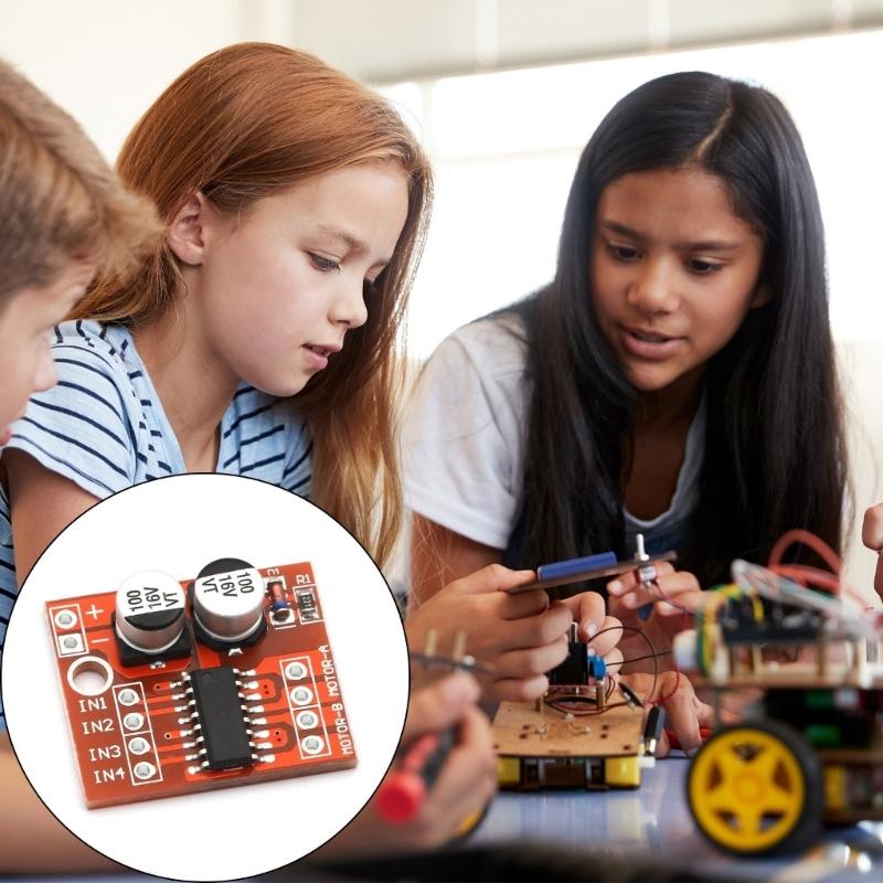 2Channel High Current Power Motor Driver Controller Board with H Bridge Design and Compactly Design for DIY Electronics