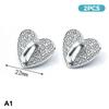 2Pcs Adhesive Metal Phone Charm Holder, Pendant Hook, Phone Case Finger Ring, Keychain Loop, Grip Hook For Hanging Supplies