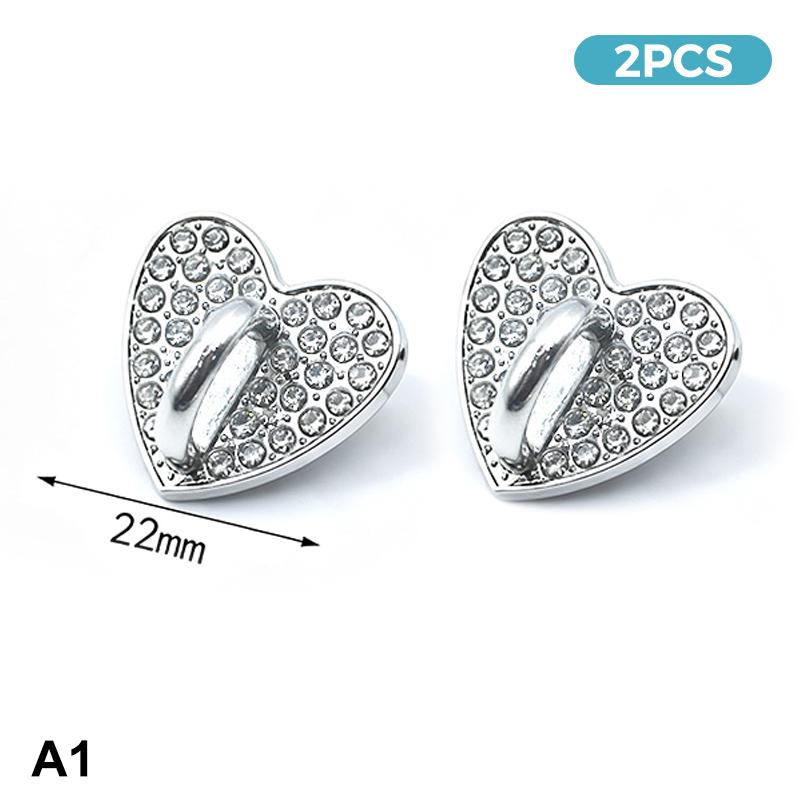 2Pcs Adhesive Metal Phone Charm Holder, Pendant Hook, Phone Case Finger Ring, Keychain Loop, Grip Hook For Hanging Supplies