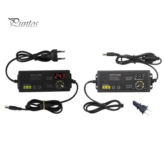 3-36V 60W Power Adapter Adjustable Voltage with LED LCD Digital Display Screen Regulation CNC Power Supply Home Charger