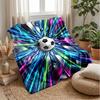 Soccer Ball Dreams Theme Blanket Lightweight Warm Flannel Blanket Decorative Throw Blanket for Home Decoration